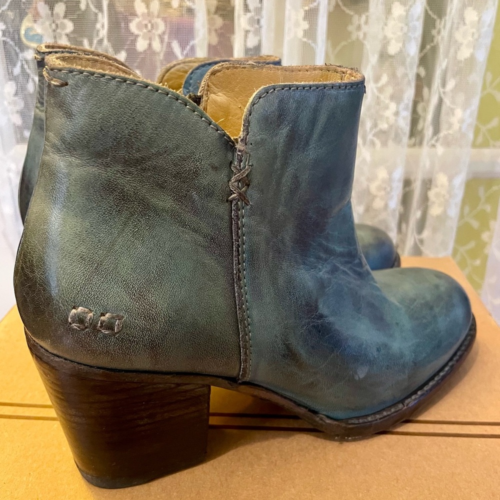 Bed Stu Blue Ankle Boots - Picture 3 of 6
